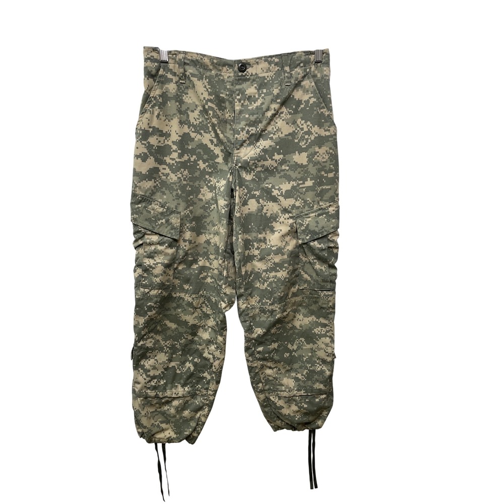 Army Combat Uniform Costume Trousers Digital Camo Military Cargo Pants S X-Short